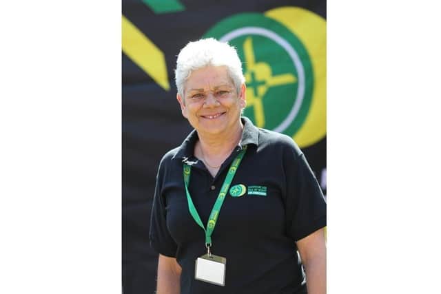 Debbie Donald, a volunteer with the Hampshire and Isle of Wight Air Ambulance, who donated her entire estate to the charity when she died in 2021