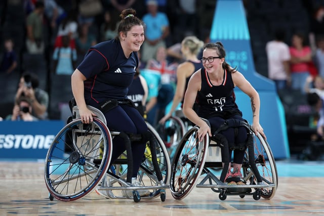 Portsmouth pair Jade Atkin and Maddie Martin. Picture: Naomi Baker/Getty Images