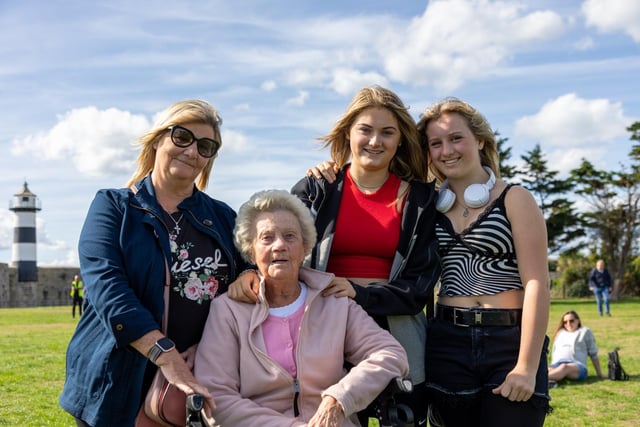 Holly and Heidi Ward, 13 with Carol Youngs and Jean Jackson
Photos by Alex Shute