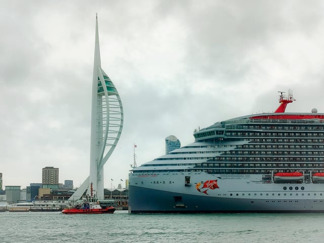 Scarlet Lady Arriving in Portsmouth taken by Ben Dollery