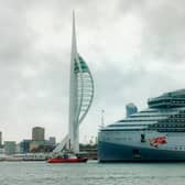 Scarlet Lady Arriving in Portsmouth taken by Ben Dollery