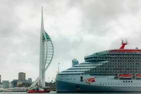 Scarlet Lady Arriving in Portsmouth taken by Ben Dollery