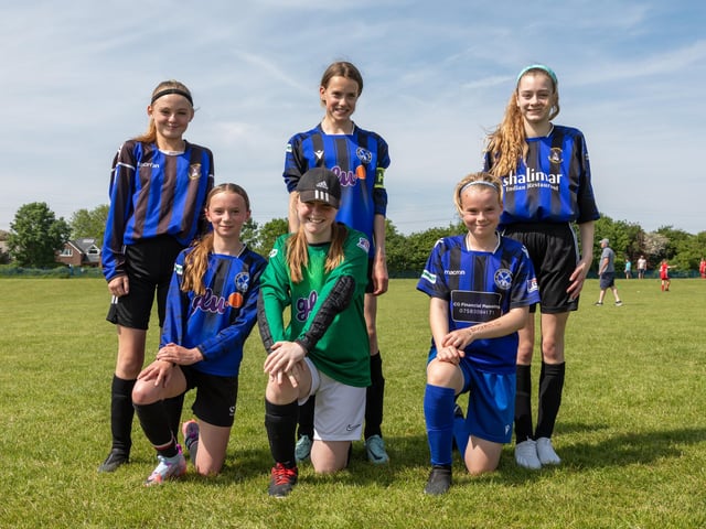 Clanfield Blues U12s Girls. Picture: Mike Cooter