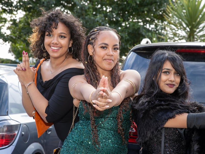 Portsmouth Academy held their prom at the Queens Hotel in Southsea on Wednesday evening.Pictured - Students arriving at their Prom at the Queens Hotel in Southsea