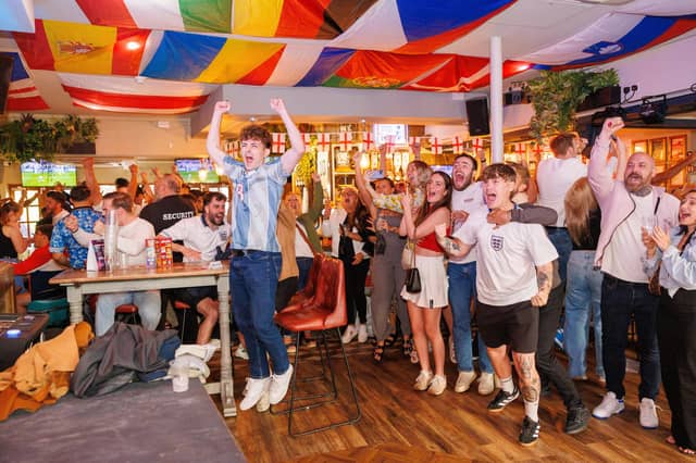 Celebrations at the Lord John Russell. Picture: Marcin Jedrysiak