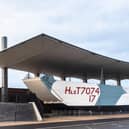 Another landing craft tank - LCT 7074 when she arrived in Portsmouth at the D-Day Story, Southsea