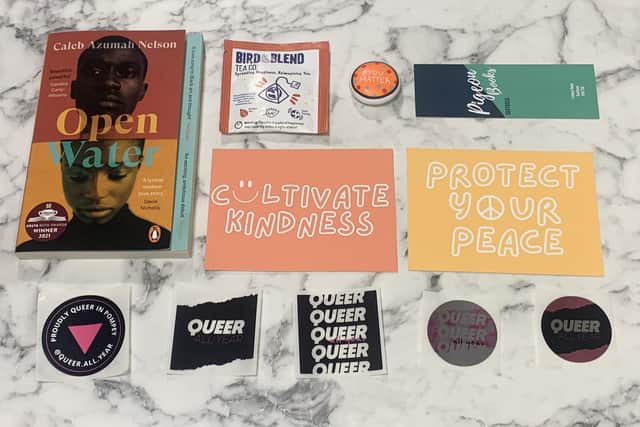 The Bookish Mindset subscription box example.