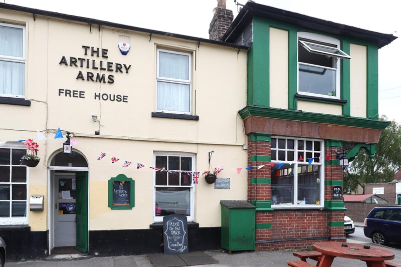 The Artillery Arms is a traditional pub in Southsea, which is rated 4.5 on Google.
Picture: Stuart Martin