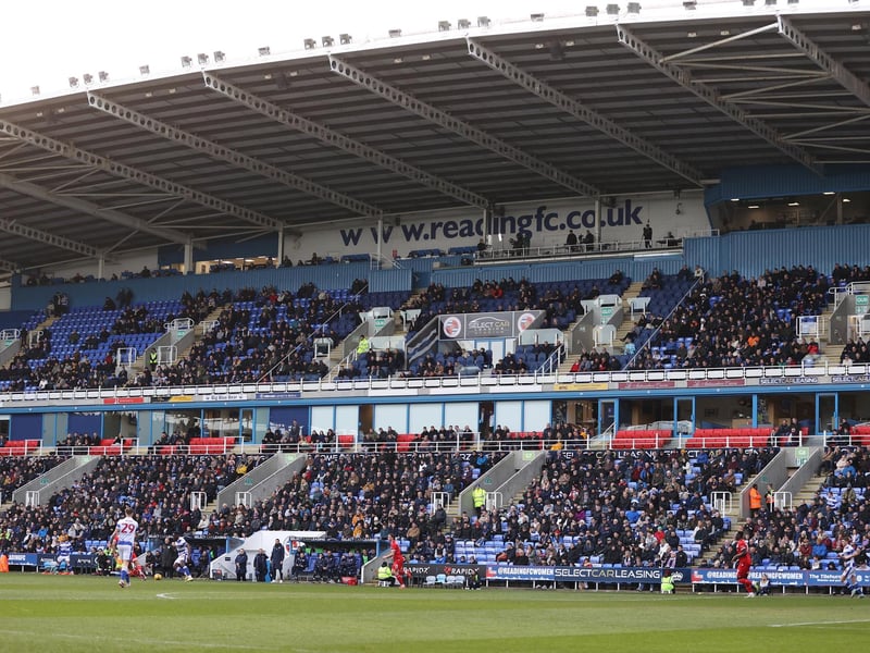 Reading have an average attendance of 12,495 this season.