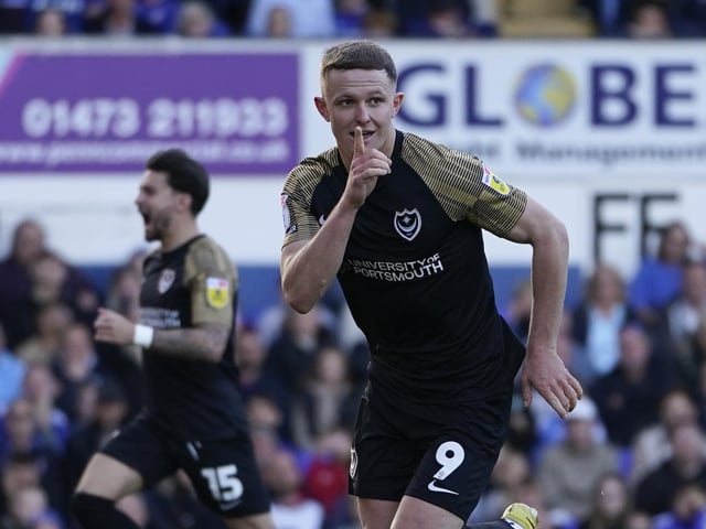 Pompey appearances: 16; Pompey goals: 9; Contract expiration: 2025; Club option: One year.