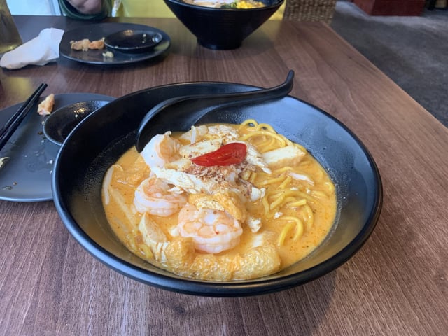 Rakuzen in Elm Grove, Southsea, is ranked 16th by TripAdvisor. The restaurant serves curry from the far east, including the laksa noodle soup, a Malaysian dish which combines the flavours of curry and ramen. Rakuzen has four and a half star rating from 104 reviews.