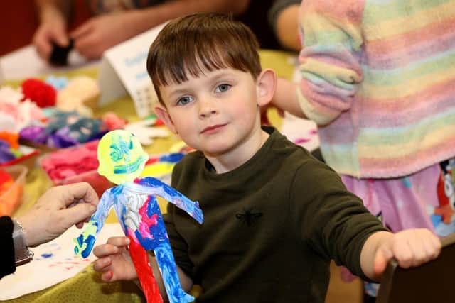 Four-year-old Harley at the event. Picture: Sam Stephenson.