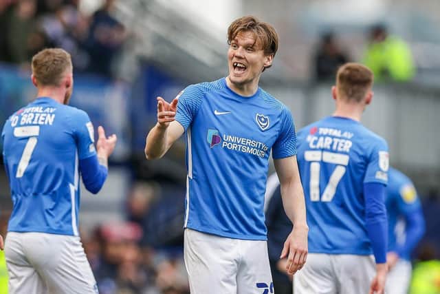Sean Raggett is among 12 Pompey players out of contract after next month. Picture: Nigel Keene/ProSportsImages