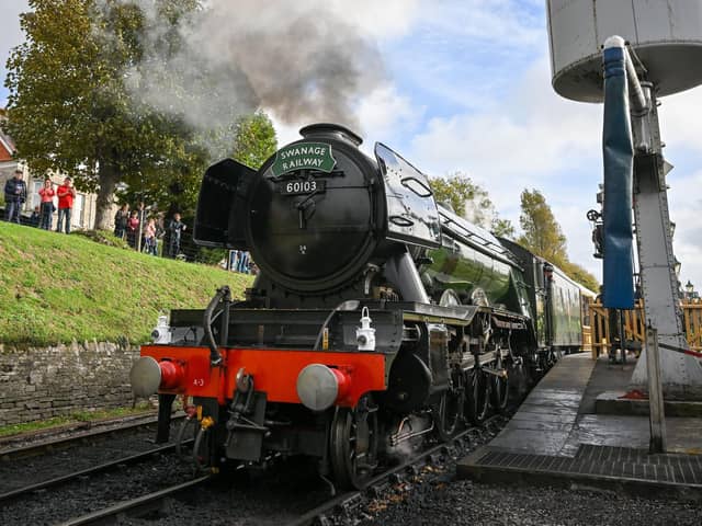 The Flying Scotsman will be visiting Portsmouth on its 100th birthday tour. Picture: Finnbarr Webster/Getty Images.