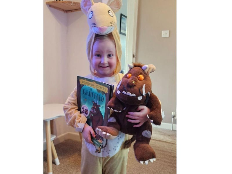 This is the cutest mouse costume to celebrate The Gruffalo.