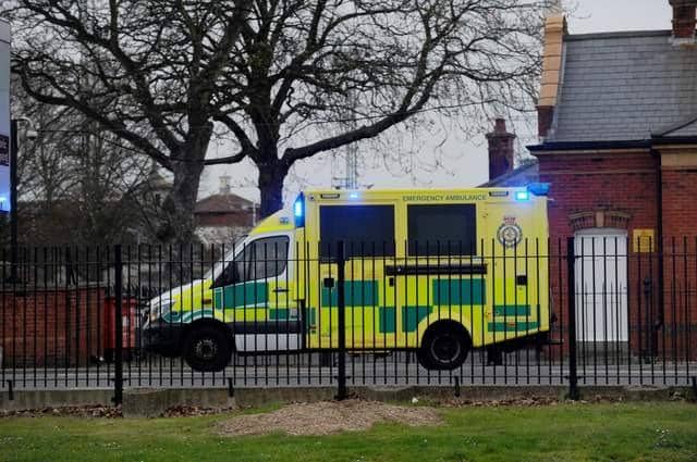 South Central Ambulance Service (SCAS) declared a 'critical incident' in April. A file photo of an ambulance in Portsmouth. Picture: Sarah Standing (210319-3418).