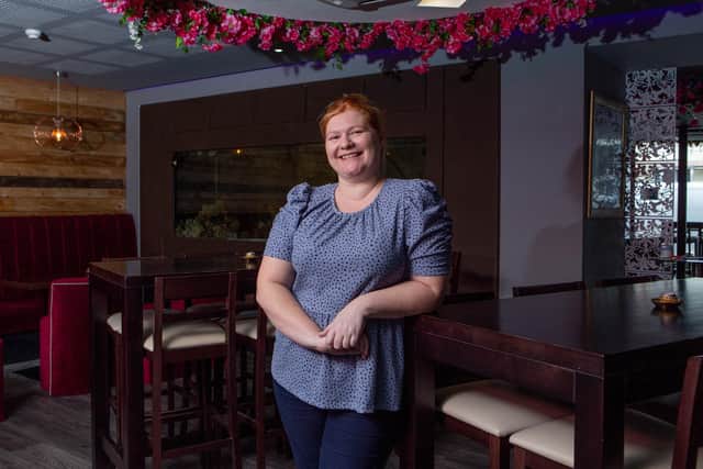 The Pacific Thai, which has just opened in Drayton for dine-in for the first time since opening in January

Pictured: Manager, Joanne Upton at Pacific Thai, Drayton, Portsmouth on 26 May 2021

Picture: Habibur Rahman