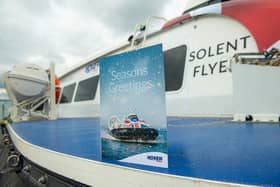 Hovertravel's Charity Christmas card