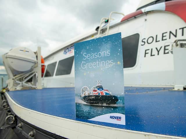 Hovertravel's Charity Christmas card