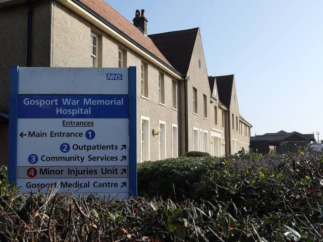 Gosport War Memorial Hospital, Bury Rd, Gosport. Picture: Chris Moorhouse (230219-5)
