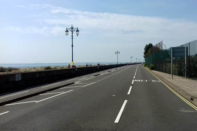 Partial road closures along Southsea seafront are to be lifted next month. Picture: Courtesy of J Stainer