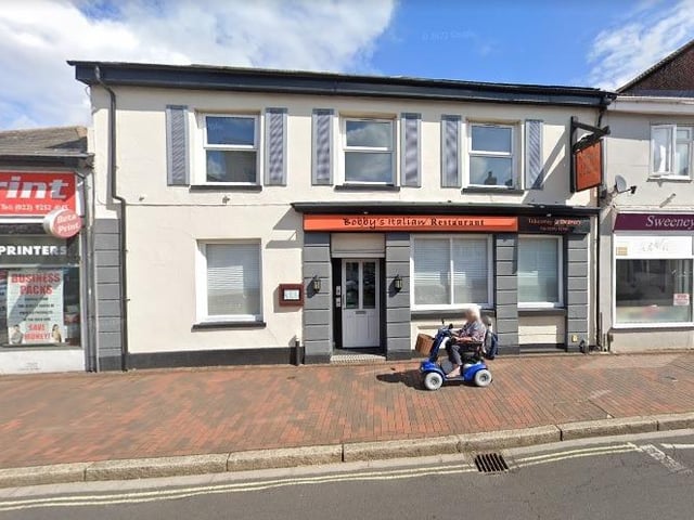 Bobby's Italian Restaurant & Takeaway, in Stoke Road, Gosport, was given an 4.5 star rating by TripAdvisor from 369 reviews.