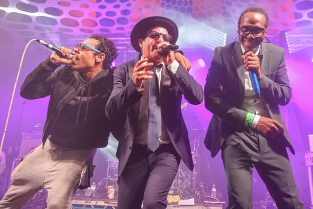 Dub Pistols at Mucky Weekender 2021, Saturday 11th Sept 2021. Picture by Jules Annan