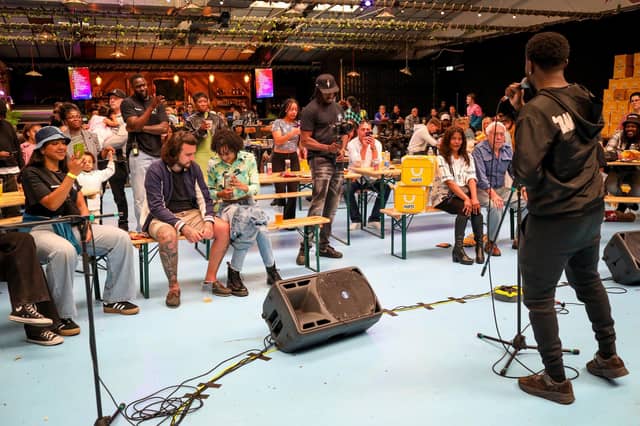 Live at the Bandstand from the Staggeringly Good Brewery, Rodney Road, Fratton. Picture: Chris Moorhouse (150624-72)