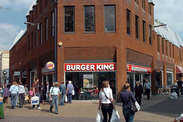 Burger King fast food restaurant in Commercial Road precinct in Portsmouth, on the corner of Crasswell Street.

PICTURE: MICHAEL SCADDAN (071395-0108)