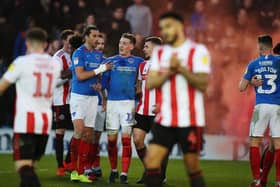 Pompey beat Sunderland 2-0 at Fratton Park in February 2020 - the last time the sides met. Picture: Joe Pepler