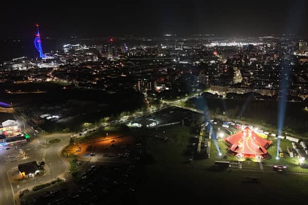 Incredible drone footage captures the circus on Southsea Common. Picture: My Portsmouth By Drone