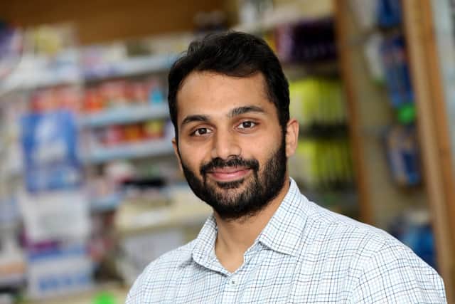 Owner of Brockhurst Pharmacy, Nishaan Amin. Picture: Sam Stephenson