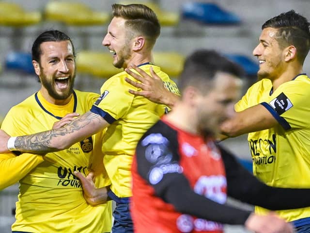 Burgess has socred three times this season helping Royale Union Saint-Gilloise climb to the top of the Belgium Pro League. (Photo by LAURIE DIEFFEMBACQ/BELGA MAG/AFP via Getty Images)