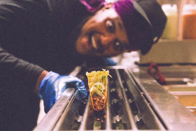 Taco Bell giving away free tacos next week. Pictured is Youtuber Chunkz who will be handing them out in London