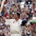 Kevin Pietersen celebrates his maiden Test century against Australia in 2005. He never got the chance to say farewell in front of the English suppporters.
