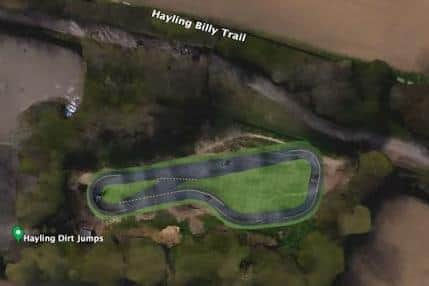 Hayling pump track concept design