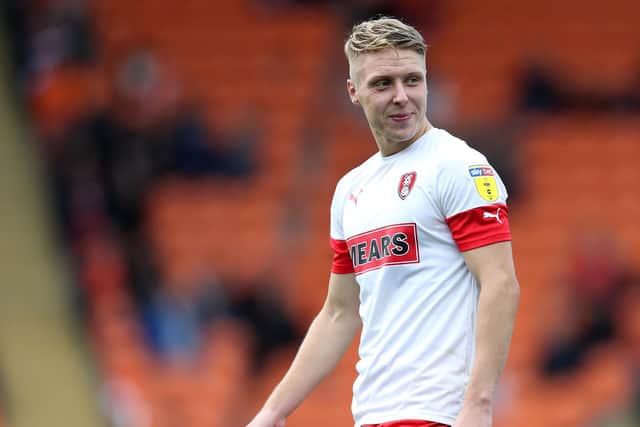 Rotherham midfielder Jamie Lindsay has been linked with a move to Pompey     Picture: Lewis Storey/Getty Images