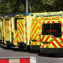 Over a dozen ambulance vehicles parked outside Queen Alexandra Hospital in Cosham.


Picture : Habibur Rahman