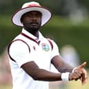 Jayden Seales playing for West Indies