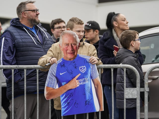 King Charles was amongst the crowd for today's game!