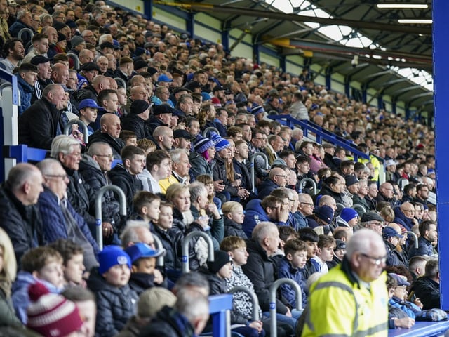 20,113 fans were packed into Fratton Park as Pompeym welcomed their biggest crowd into PO4 for more than 13 years