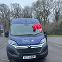The bus donated to Havant Academy by The Ridge Foundation