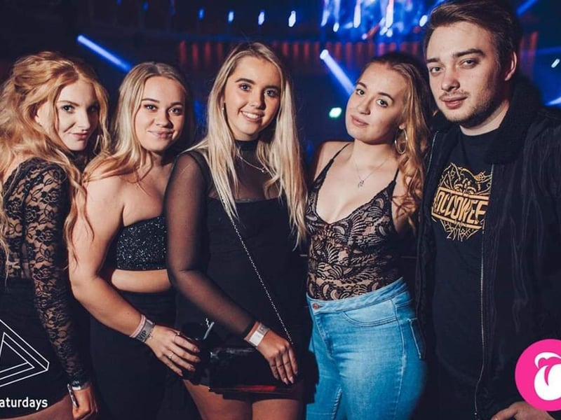 Clubbers at Face on the floor in Pryzm in 2019.