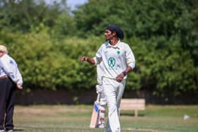 Syge Bologne bagged career best bowling figures as Bedhampton Mariners defeated Old Netley to remain favourites for the Hampshire League Division 4 South title
Photo by Alex Shute