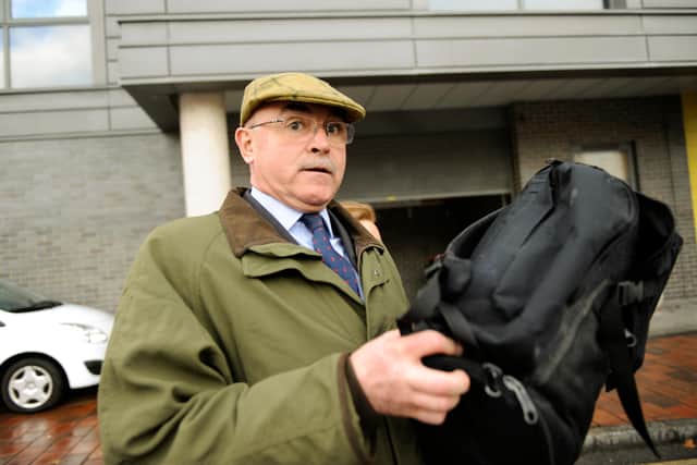 Mark Noble after leaving Portsmouth Crown Court on Wednesday, November 25, 2015 after being convicted for assaulting his wife. He died in 2020 after falling down the stairs of his Portsmouth home and breaking his neck, an inquest heard this week.