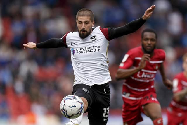 Kieron Freeman has started all five of Pompey's League One games to date this season. Picture: Daniel Chesterton/phcimages.com