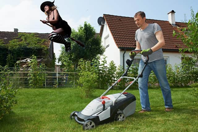 A besom - ideal for lawn care and then makes the perfect present...