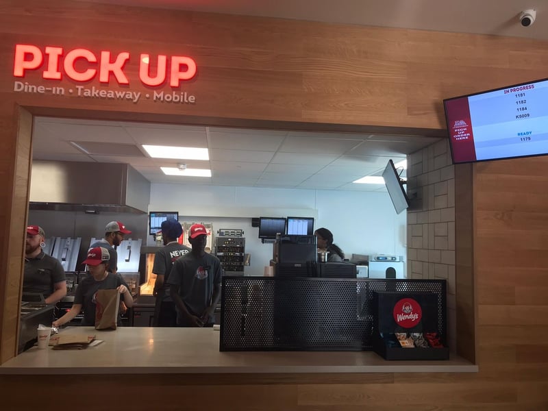 Wendy's will be offering burgers, salads, sides and Frosty's when they officially open tomorrow. 
Picture: Sophie Lewis