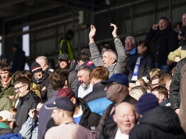 Pompey sold out their away allocation of tickets for Saturday's game at Blomfield Road