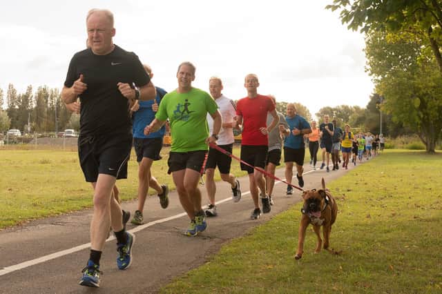 Portsmouth Lakeside parkrunners. Picture: Keith Woodland